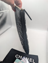 CHANEL BLACK CAVIAR BOY O CASE, PRISTINE