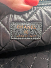 CHANEL BLACK CAVIAR BOY O CASE, PRISTINE