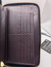 CHANEL BLACK CAVIAR ZIP AROUND ORGANIZER WALLET