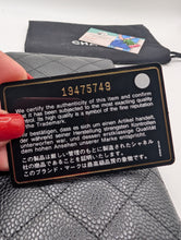 CHANEL BLACK CAVIAR ZIP AROUND ORGANIZER WALLET