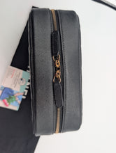 CHANEL BLACK CAVIAR TOILETRY CASE, LIKE NEW