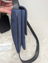 GUCCI ARLI BLUE SUEDE CROSSBODY BAG, LIKE NEW