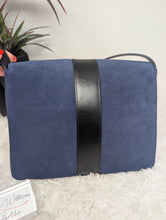 GUCCI ARLI BLUE SUEDE CROSSBODY BAG, LIKE NEW