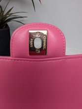 CHANEL HOT PINK MINI CHEVRON FLAP