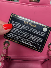 CHANEL HOT PINK MINI CHEVRON FLAP