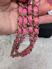 CHANEL HOT PINK MINI CHEVRON FLAP