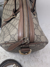 GUCCI BOSTON BANDOLIERE, BROWN