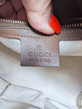 GUCCI BOSTON BANDOLIERE, BROWN