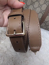 GUCCI BOSTON BANDOLIERE, BROWN