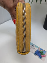 CHANEL YELLOW CAVIAR ZIPPY WALLET