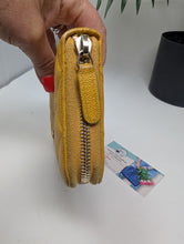 CHANEL YELLOW CAVIAR ZIPPY WALLET