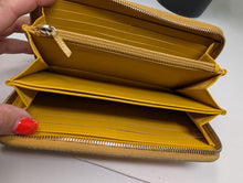 CHANEL YELLOW CAVIAR ZIPPY WALLET