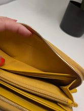 CHANEL YELLOW CAVIAR ZIPPY WALLET