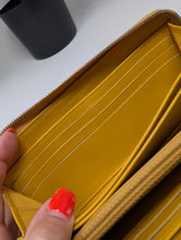 CHANEL YELLOW CAVIAR ZIPPY WALLET