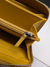 CHANEL YELLOW CAVIAR ZIPPY WALLET