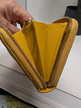 CHANEL YELLOW CAVIAR ZIPPY WALLET