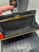 CHANEL BLACK CAVIAR BIFOLD KISS LOCK WALLET