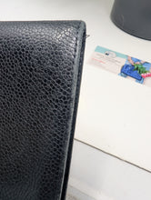 CHANEL BLACK CAVIAR BIFOLD KISS LOCK WALLET