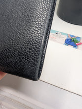 CHANEL BLACK CAVIAR BIFOLD KISS LOCK WALLET