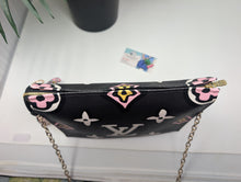 LOUIS VUITTON WILD AT HEART TOILETRY 26, LIKE NEW - ADDED CROSSBODY/SHOULDER CONVERSATION KIT & PINK HANDBAG CHARM