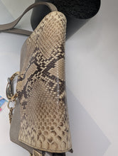 CHLOE FAYE SMALL PYTHON FLAP CROSSBODY, EXCELLENT