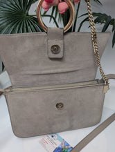 CHLOE FAYE SMALL PYTHON FLAP CROSSBODY, EXCELLENT