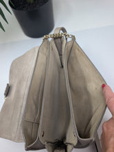 CHLOE FAYE SMALL PYTHON FLAP CROSSBODY, EXCELLENT