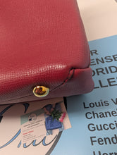 BURBERRY CRIMSON BANNER TOTE, EXCELLENT