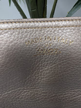 GUCCI METALLIC BAMBOO SMALL SHOPPER TOTE