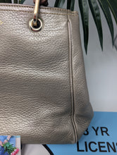 GUCCI METALLIC BAMBOO SMALL SHOPPER TOTE