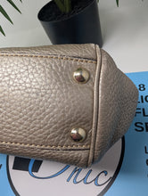 GUCCI METALLIC BAMBOO SMALL SHOPPER TOTE