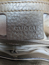 GUCCI METALLIC BAMBOO SMALL SHOPPER TOTE