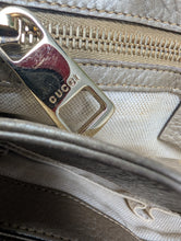 GUCCI METALLIC BAMBOO SMALL SHOPPER TOTE