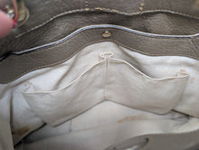 GUCCI METALLIC BAMBOO SMALL SHOPPER TOTE
