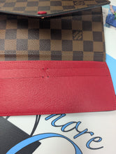 LOUIS VUITTON DE JOSEPHINE WALLET, RED INTERIOR