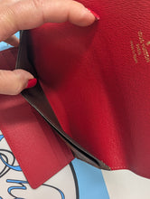 LOUIS VUITTON DE JOSEPHINE WALLET, RED INTERIOR, VERY EXCELLENT