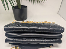 LOUIS VUITTON BLACK COUSSIN PM, VERY EXCELLENT