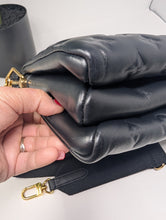 LOUIS VUITTON BLACK COUSSIN PM, VERY EXCELLENT