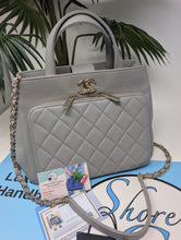 CHANEL GREY BUSINESS AFFINITY TOTE, MINT CONDITION, SERIES 29