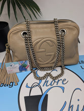 GUCCI SOHO BEIGE SHOULDER BAG
