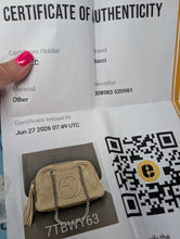 GUCCI SOHO BEIGE SHOULDER BAG