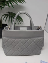 CHANEL GREY BUSINESS AFFINITY TOTE, MINT CONDITION, SERIES 29
