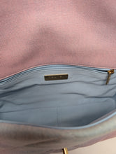 CHANEL 19 OMBRE DENIM PINK BLUE MED/LG, LIKE NEW, LIMITED 2024 CRUISE COLLECTION