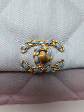 CHANEL 19 OMBRE DENIM PINK BLUE MED/LG, LIKE NEW, LIMITED 2024 CRUISE COLLECTION