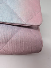 CHANEL 19 OMBRE DENIM PINK BLUE MED/LG, LIKE NEW, LIMITED 2024 CRUISE COLLECTION
