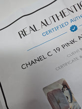 CHANEL 19 OMBRE DENIM PINK BLUE MED/LG, LIKE NEW, LIMITED 2024 CRUISE COLLECTION