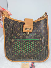 LOUIS VUITTON MONOGRAM MUSETTE SALSA, GREEN, CROSSBODY