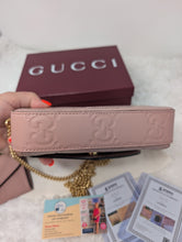 GUCCI PINK MINI CROSSBODY & GUCCI PINK MATCHING CARD CASE, BRAND NEW WITH DUST BAGS & BOXES
