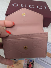 GUCCI PINK MINI CROSSBODY & GUCCI PINK MATCHING CARD CASE, BRAND NEW WITH DUST BAGS & BOXES