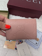 GUCCI PINK MINI CROSSBODY & GUCCI PINK MATCHING CARD CASE, BRAND NEW WITH DUST BAGS & BOXES